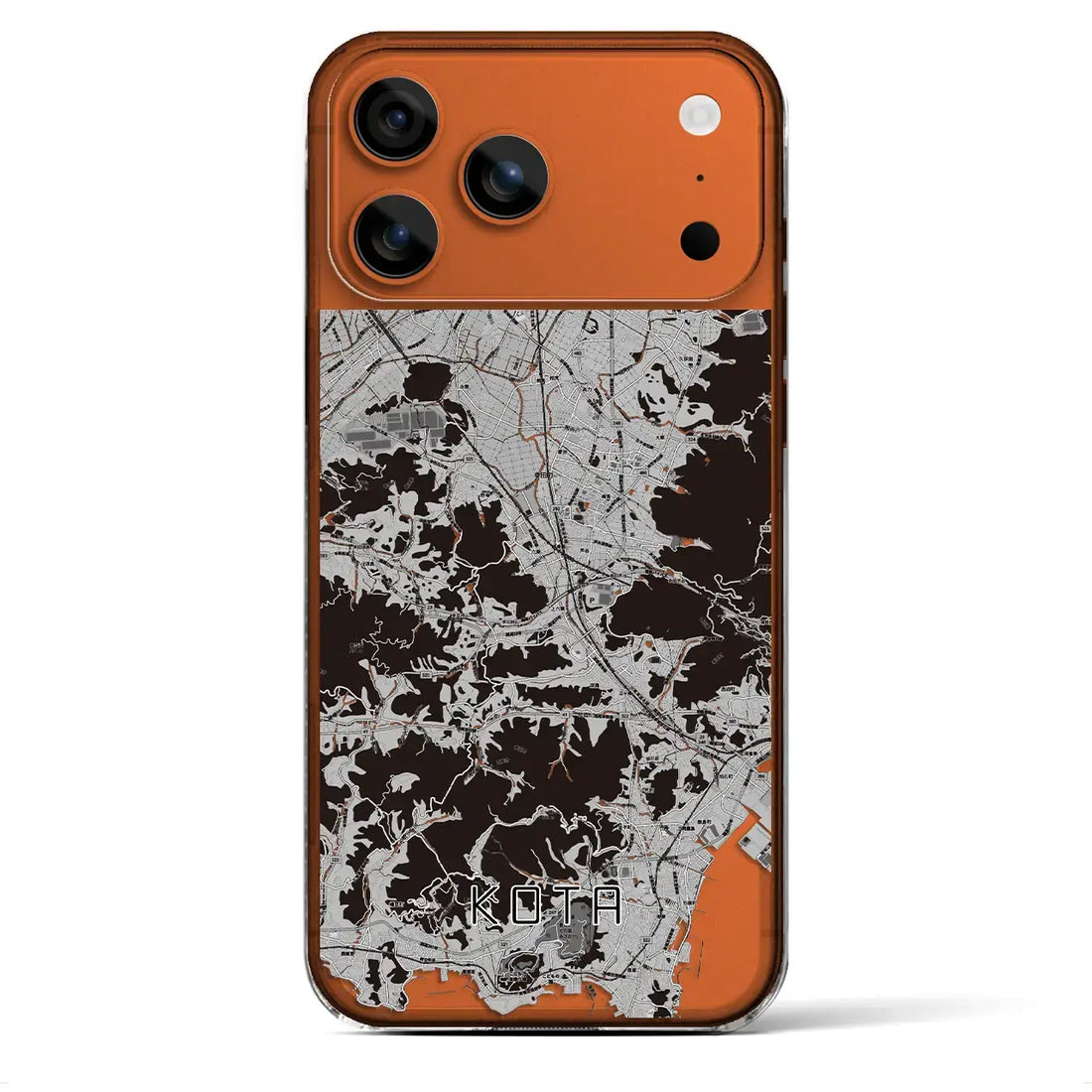 【幸田(愛知県)】地図柄iPhoneケース(クリアタイプ)