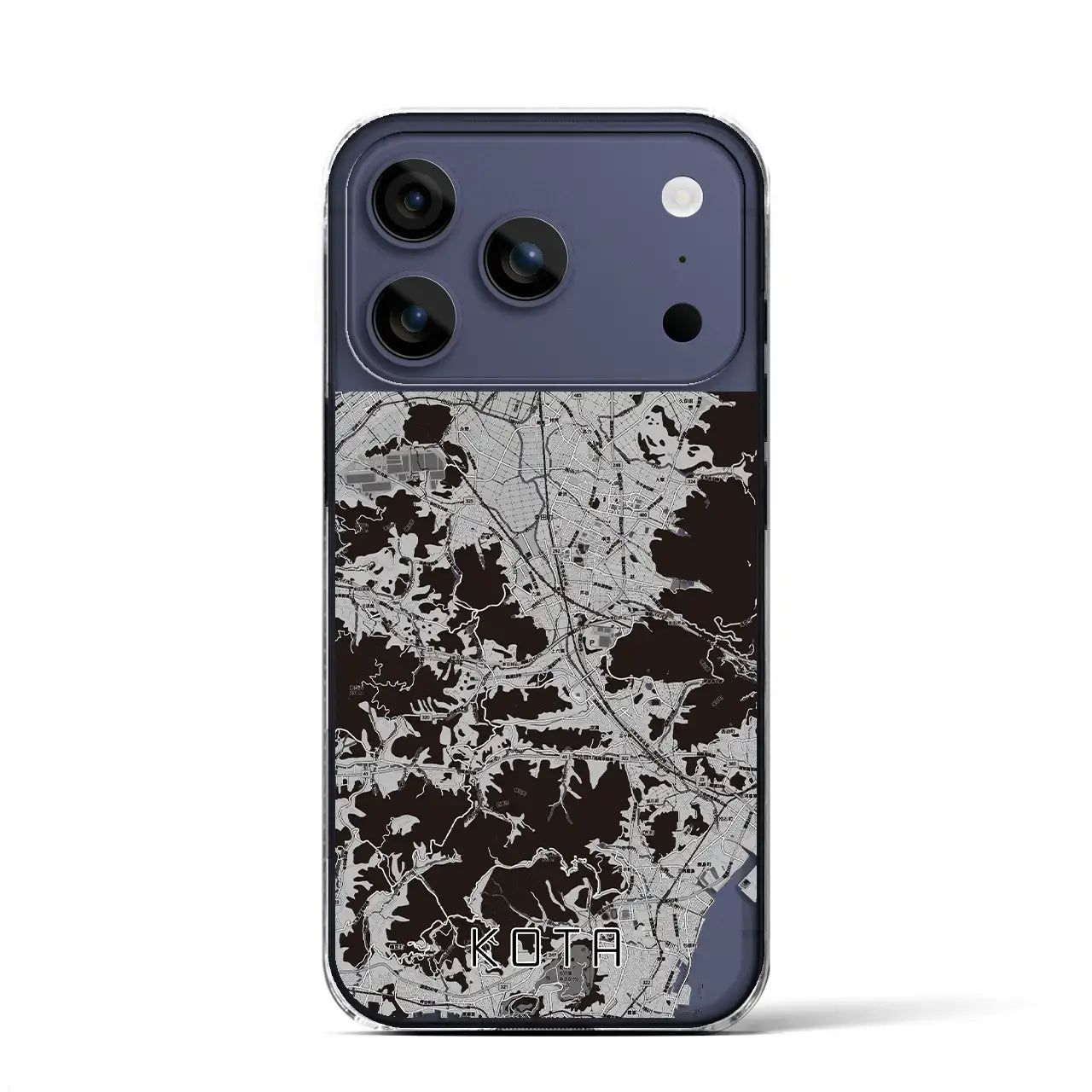 【幸田(愛知県)】地図柄iPhoneケース(クリアタイプ)