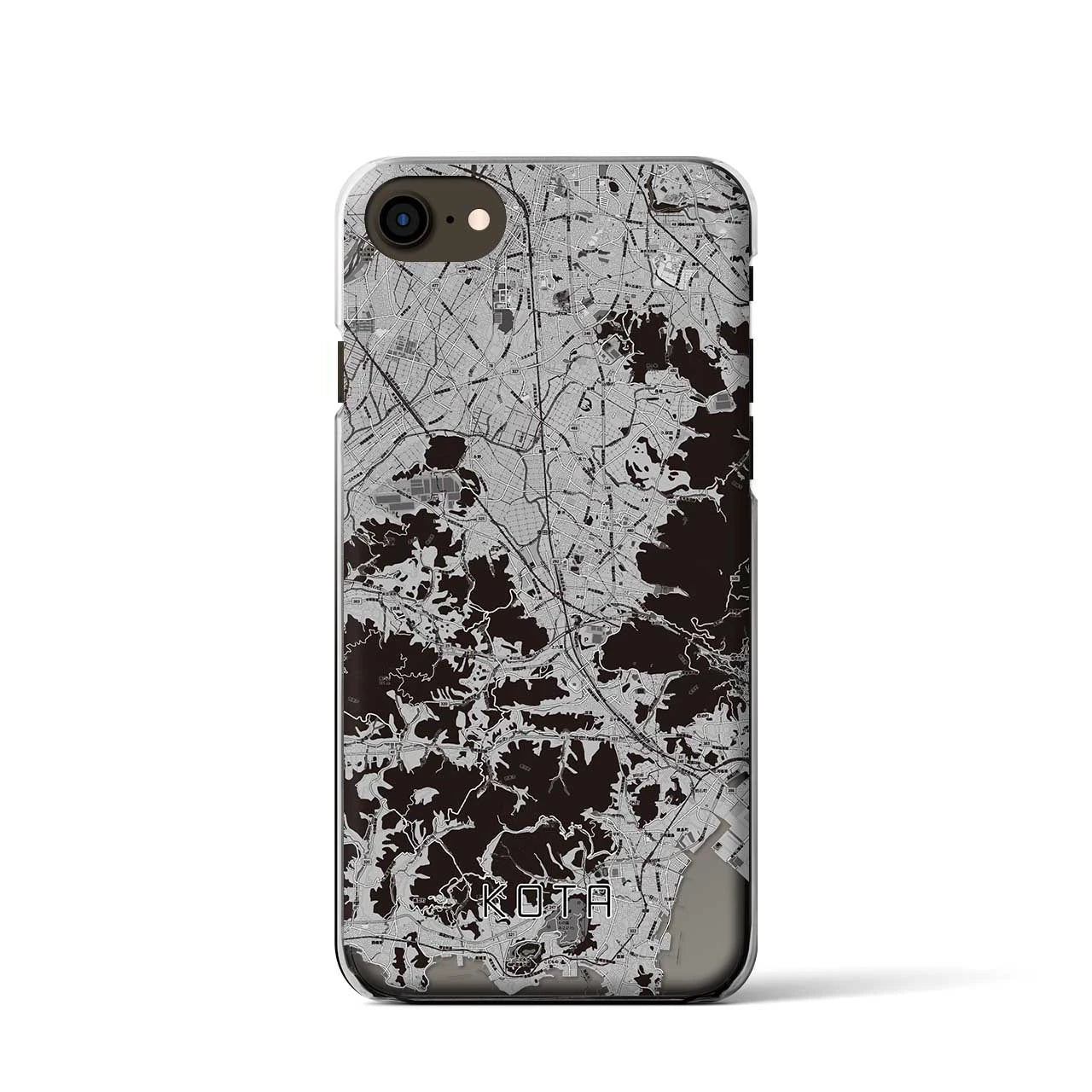 【幸田(愛知県)】地図柄iPhoneケース(クリアタイプ)