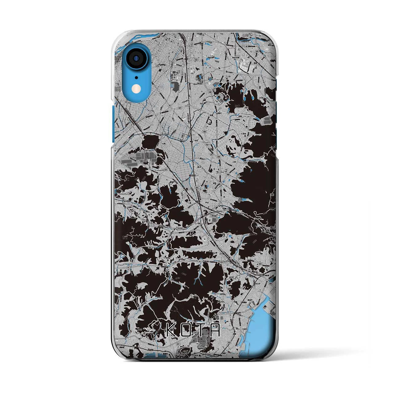 【幸田(愛知県)】地図柄iPhoneケース(クリアタイプ)