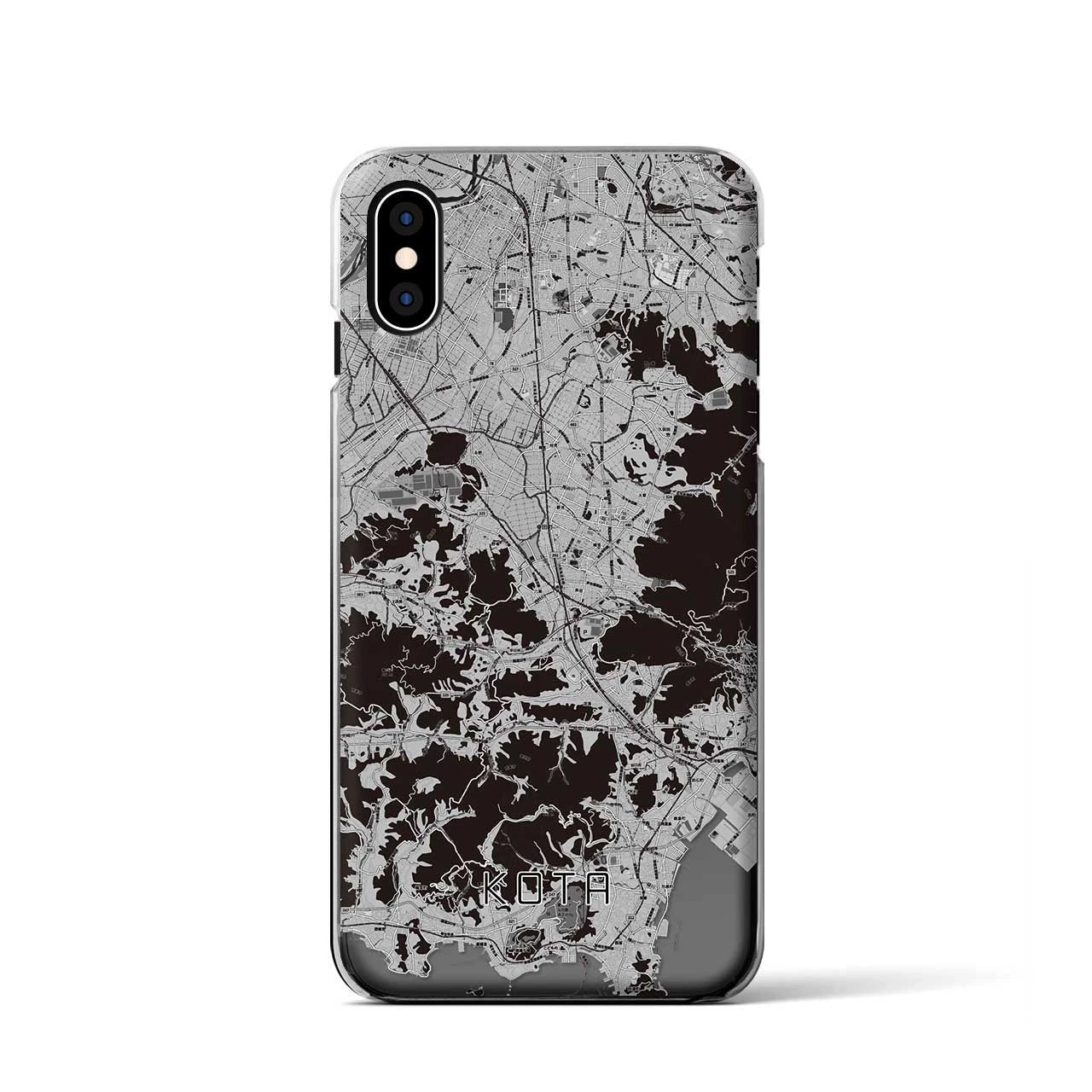 【幸田(愛知県)】地図柄iPhoneケース(クリアタイプ)