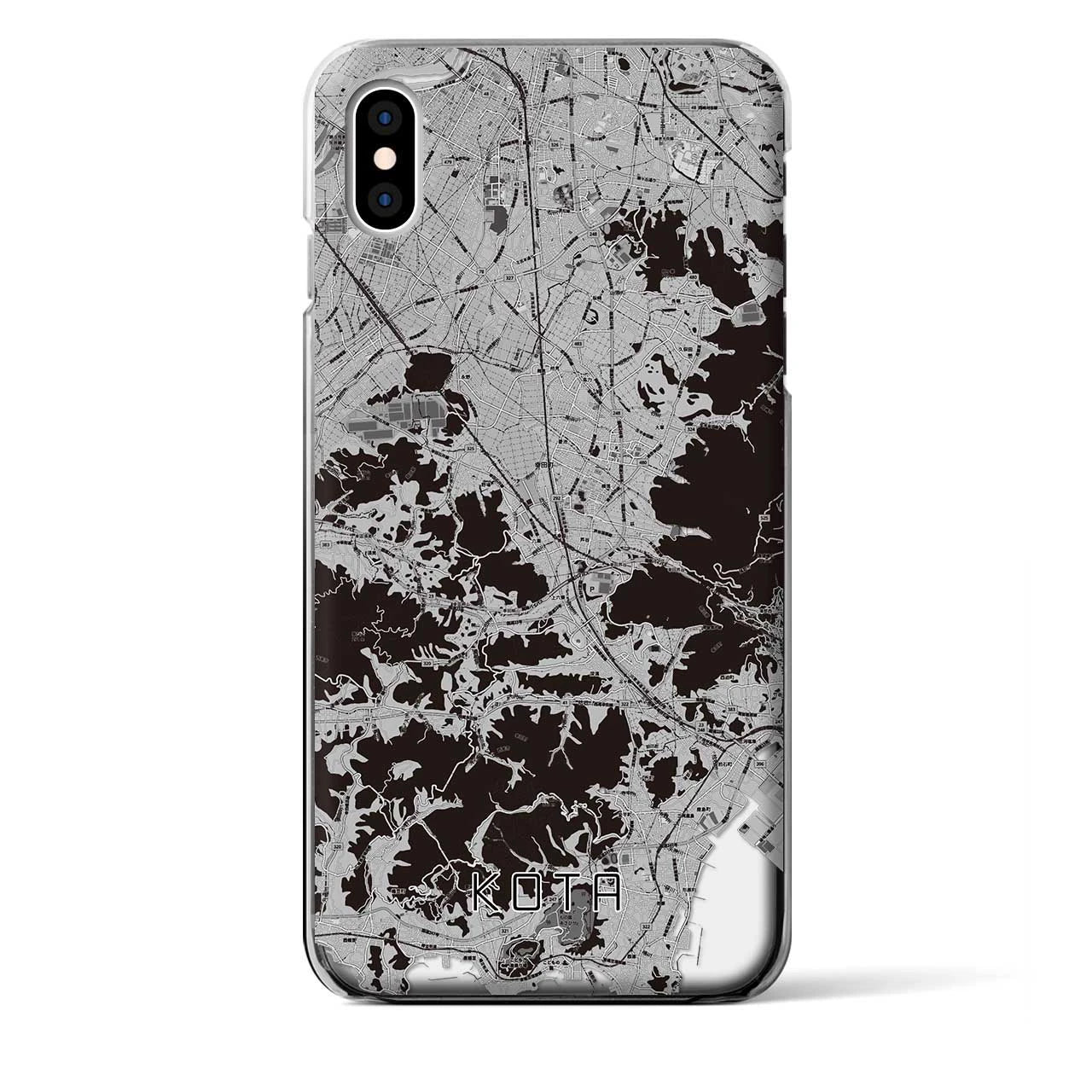 【幸田(愛知県)】地図柄iPhoneケース(クリアタイプ)