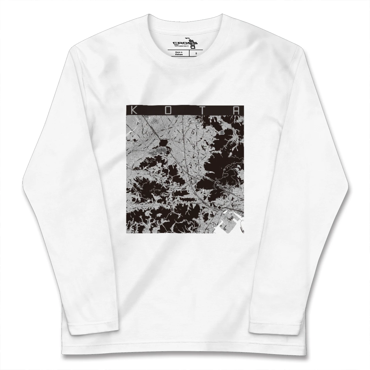 【幸田(愛知県)】地図柄ロングスリーブTシャツ