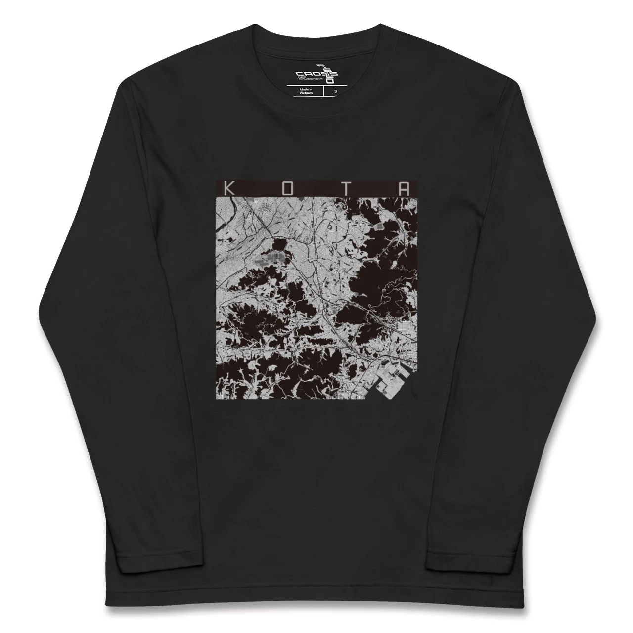 【幸田(愛知県)】地図柄ロングスリーブTシャツ