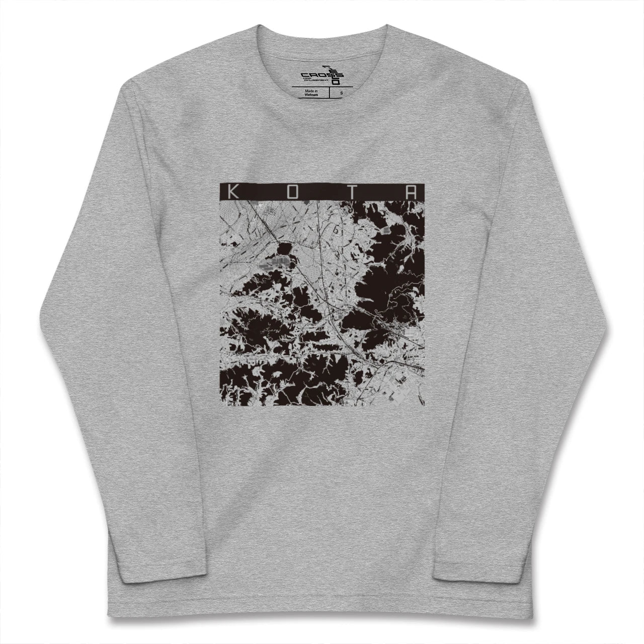 【幸田(愛知県)】地図柄ロングスリーブTシャツ