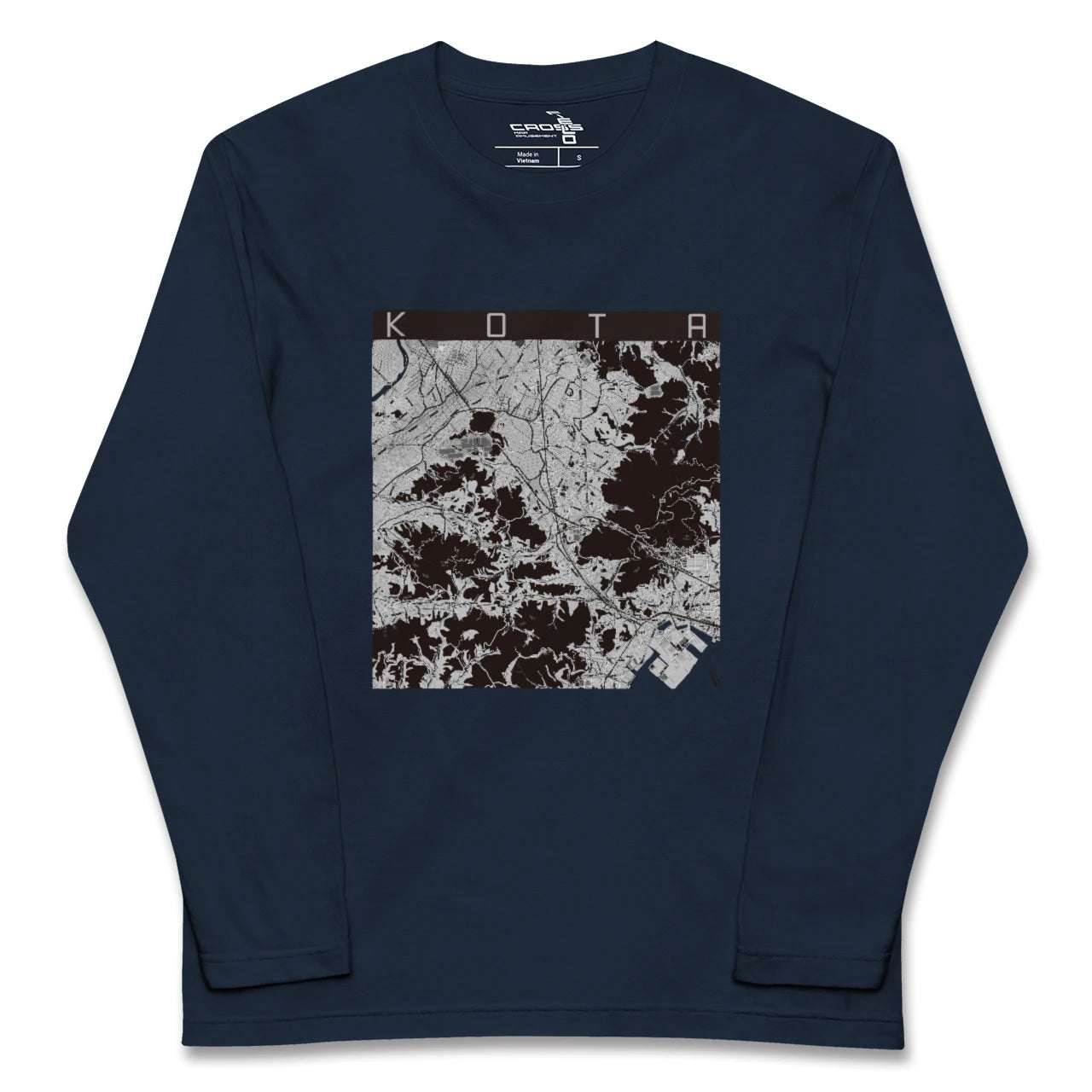 【幸田(愛知県)】地図柄ロングスリーブTシャツ