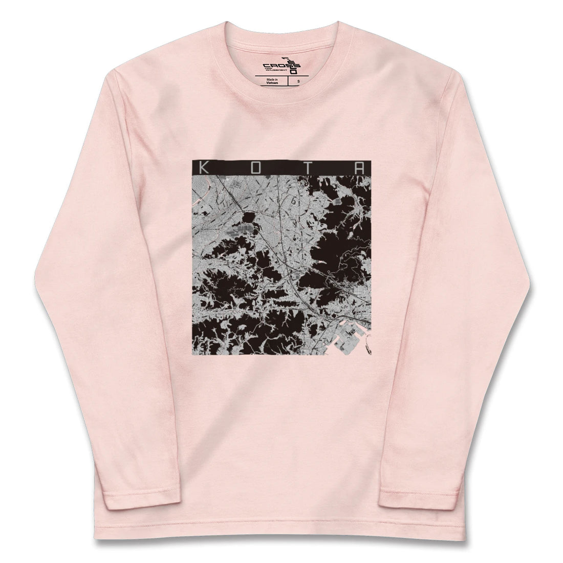 【幸田(愛知県)】地図柄ロングスリーブTシャツ