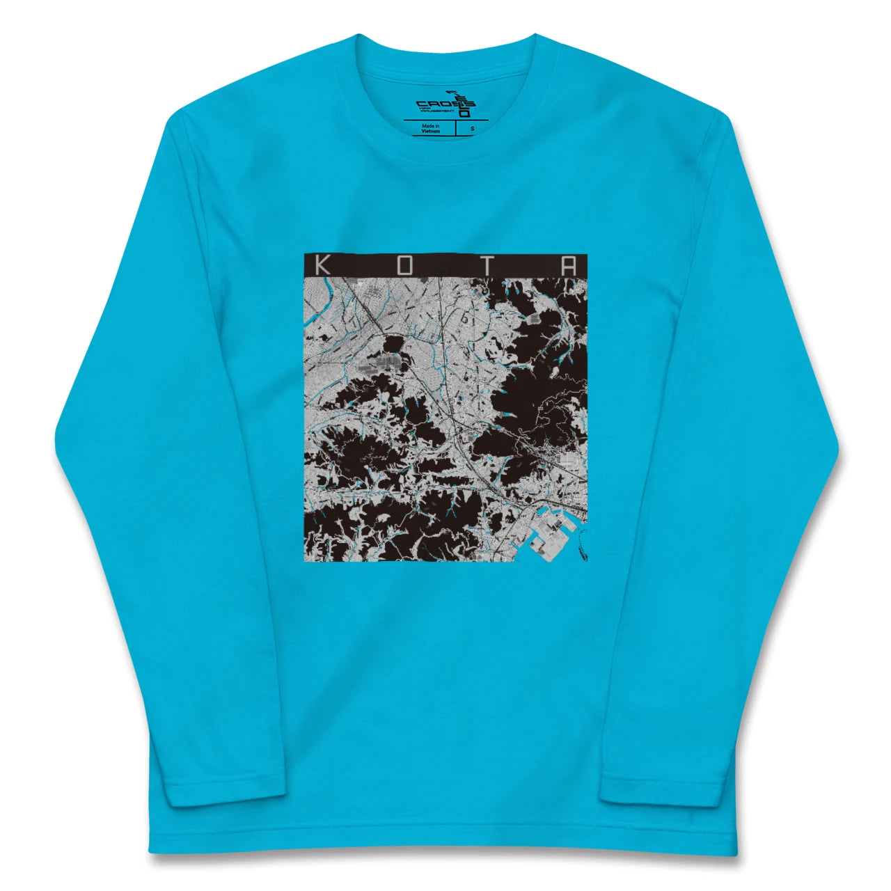 【幸田(愛知県)】地図柄ロングスリーブTシャツ