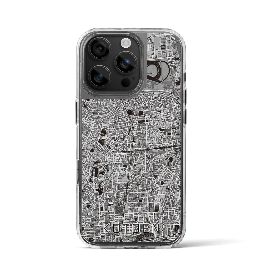 【甲東園(兵庫県)】地図柄iPhoneケース(MagSafeタイプ)