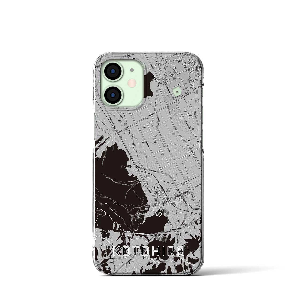 【琴平(香川県)】地図柄iPhoneケース(クリアタイプ)