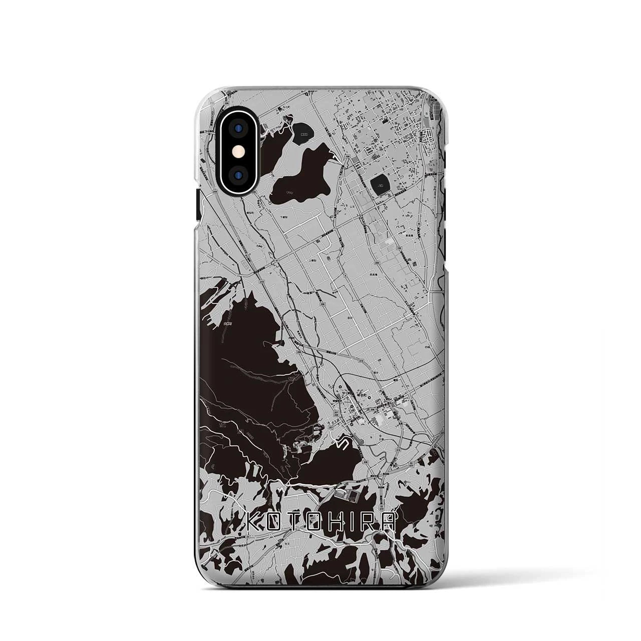 【琴平(香川県)】地図柄iPhoneケース(クリアタイプ)