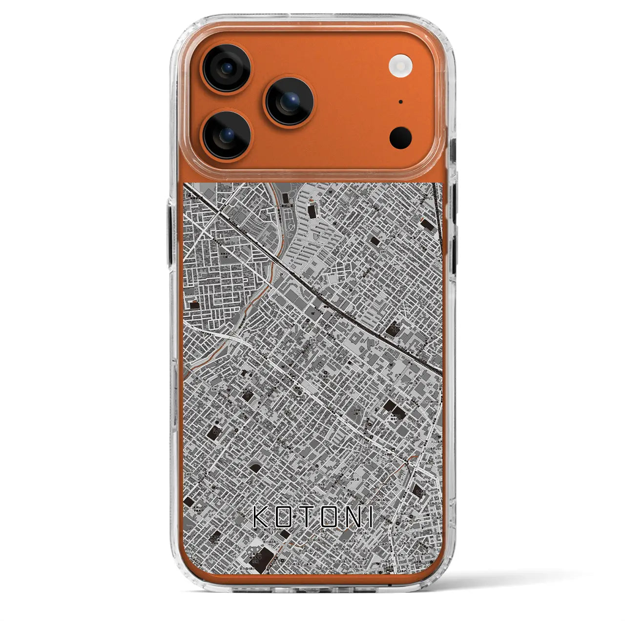 【琴似(北海道)】地図柄iPhoneケース(MagSafeタイプ)