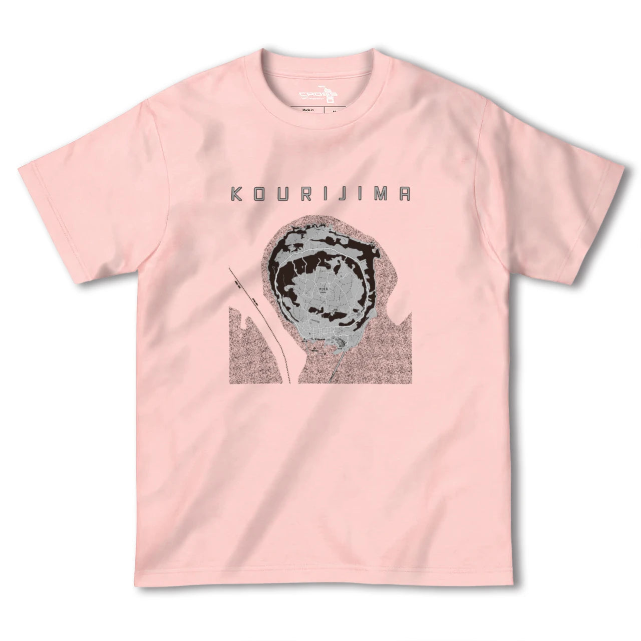 【古宇利島(沖縄県)】地図柄ヘビーウェイトTシャツ