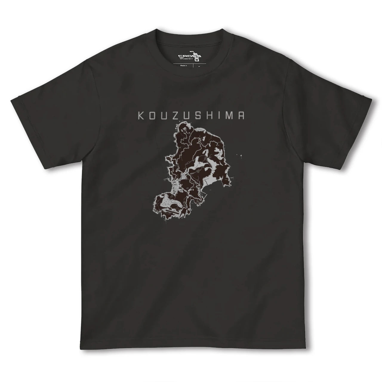 【神津島(東京都)】地図柄ヘビーウェイトTシャツ