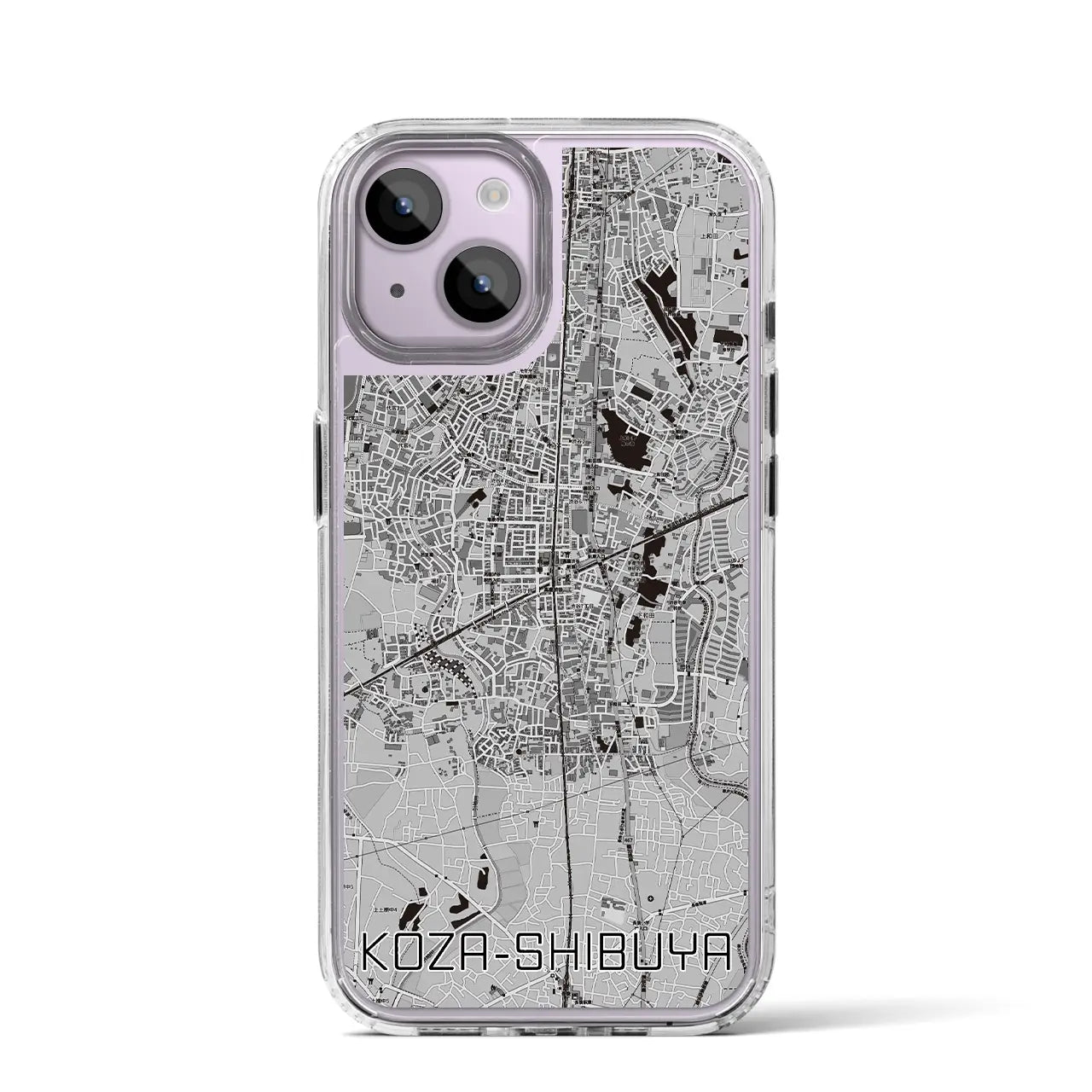 【高座渋谷(神奈川県)】地図柄iPhoneケース(MagSafeタイプ)