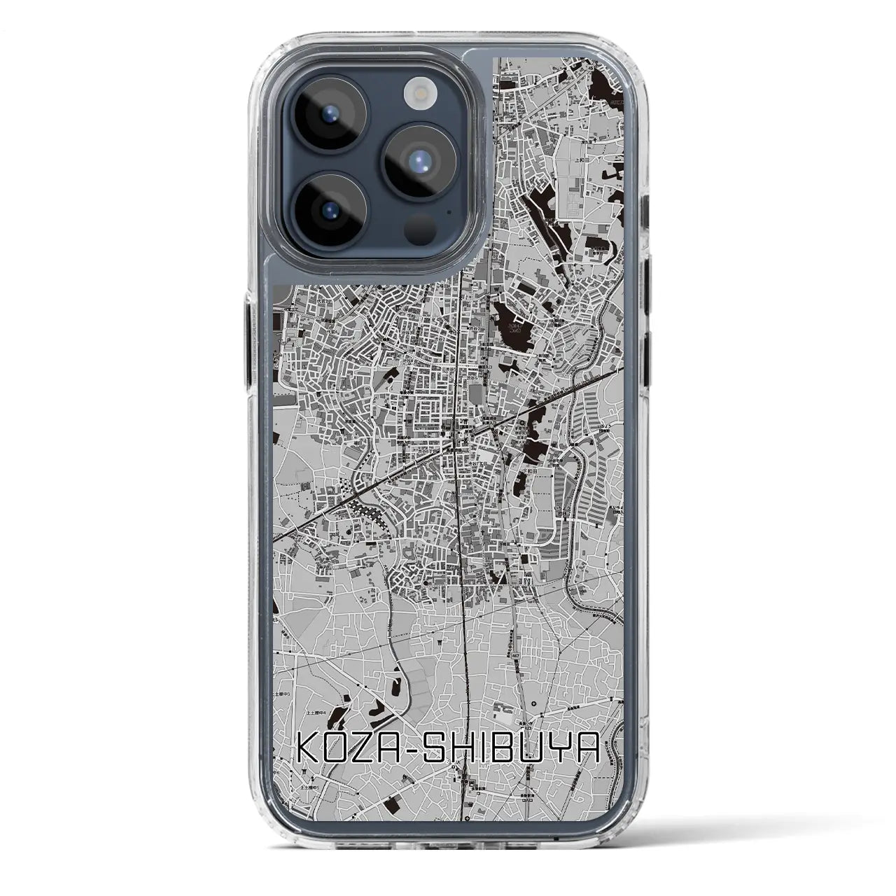 【高座渋谷(神奈川県)】地図柄iPhoneケース(MagSafeタイプ)