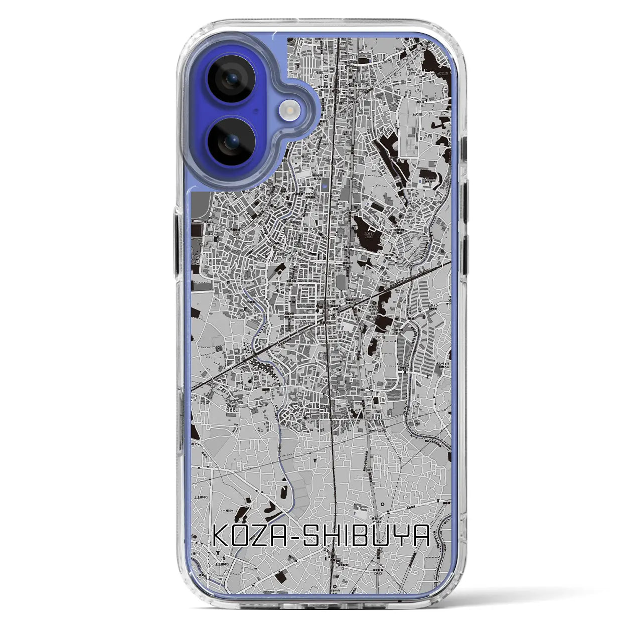【高座渋谷(神奈川県)】地図柄iPhoneケース(MagSafeタイプ)