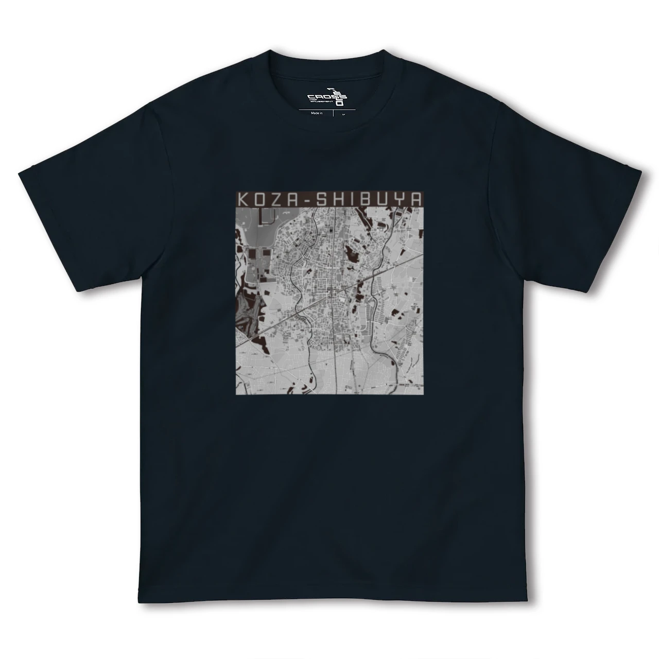 【高座渋谷(神奈川県)】地図柄ヘビーウェイトTシャツ