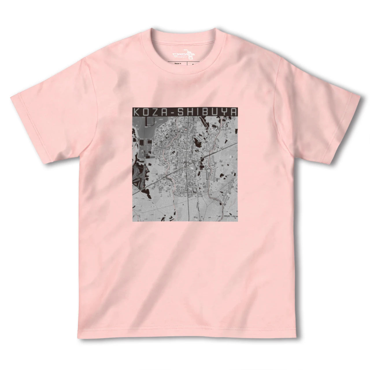【高座渋谷(神奈川県)】地図柄ヘビーウェイトTシャツ