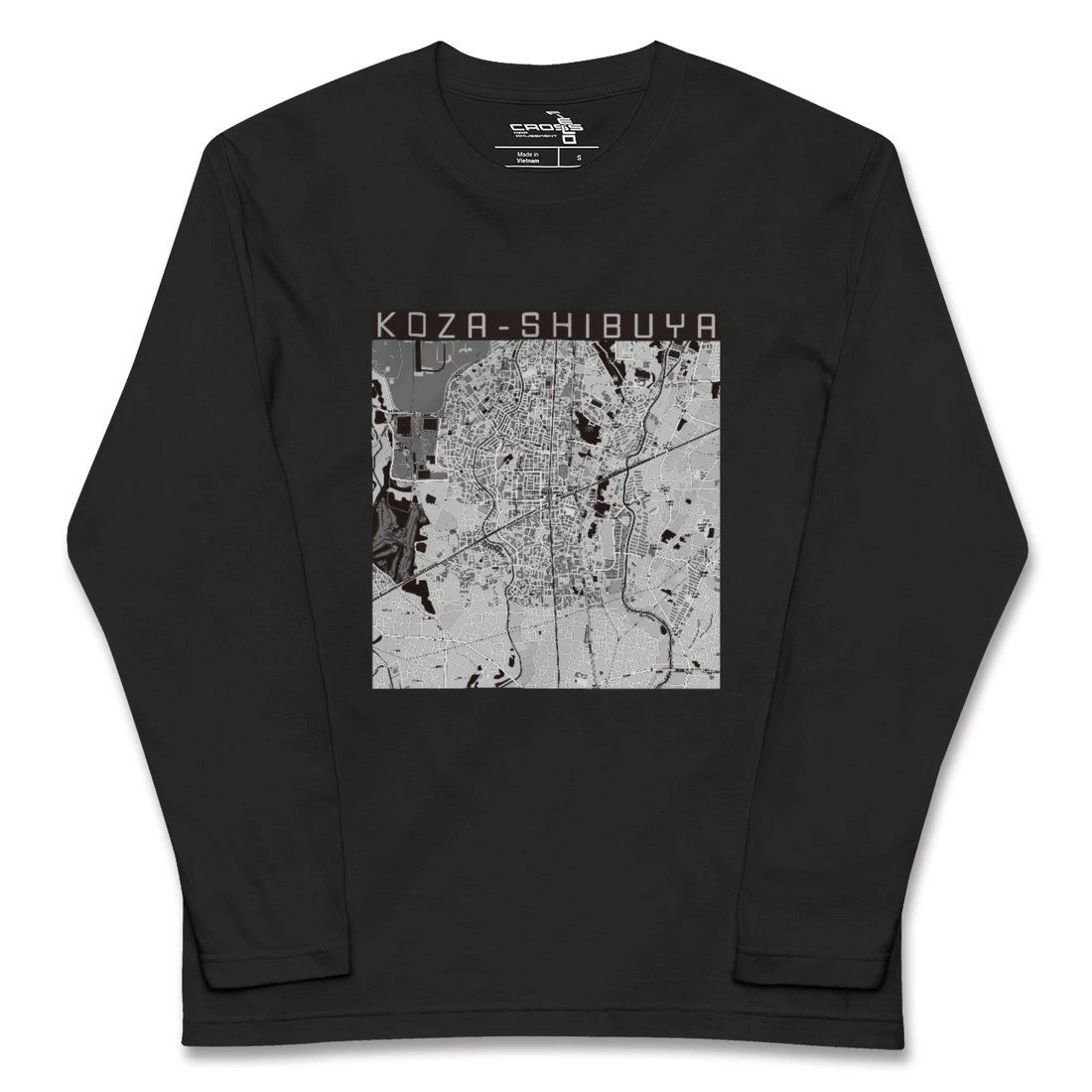 【高座渋谷(神奈川県)】地図柄ロングスリーブTシャツ