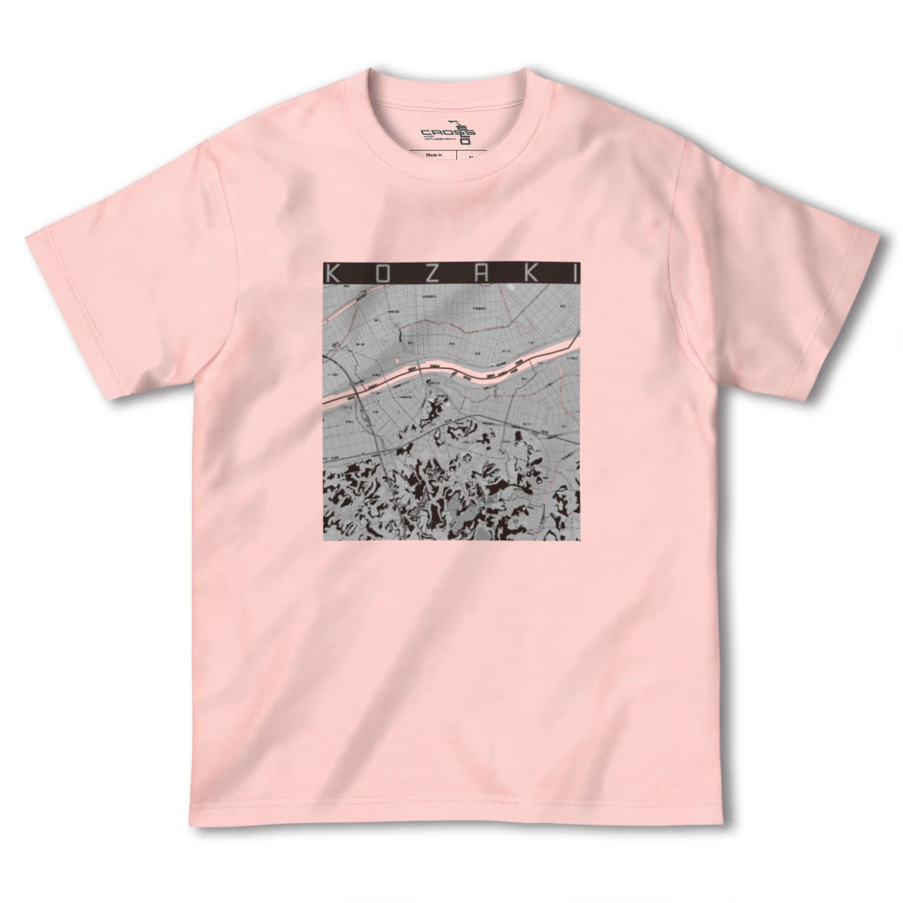 【神崎(千葉県)】地図柄ヘビーウェイトTシャツ