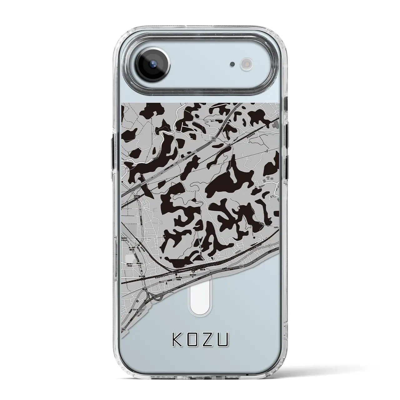 【国府津(神奈川県)】地図柄iPhoneケース(MagSafeタイプ)