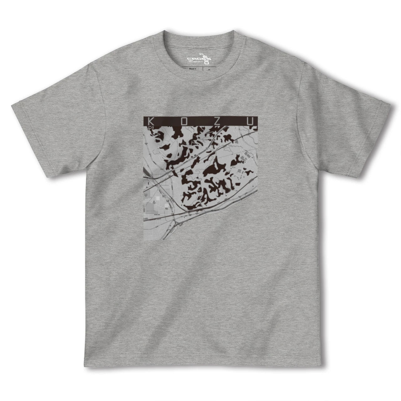 【国府津(神奈川県)】地図柄ヘビーウェイトTシャツ