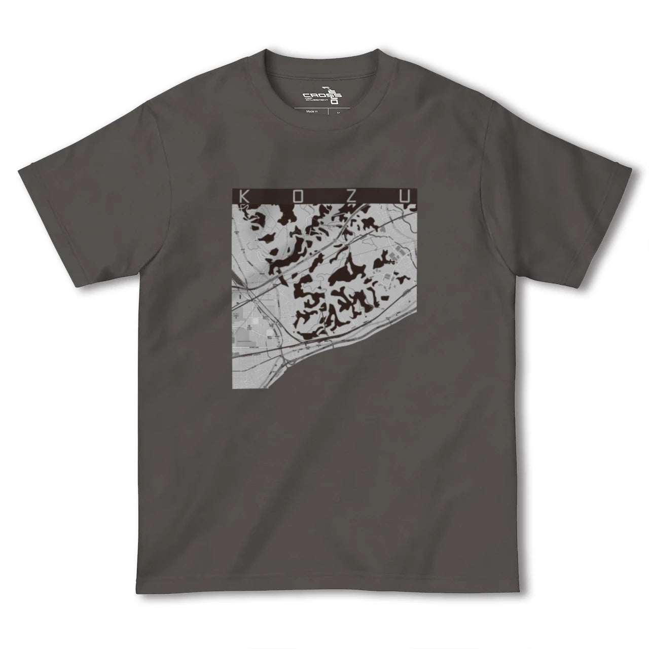 【国府津(神奈川県)】地図柄ヘビーウェイトTシャツ