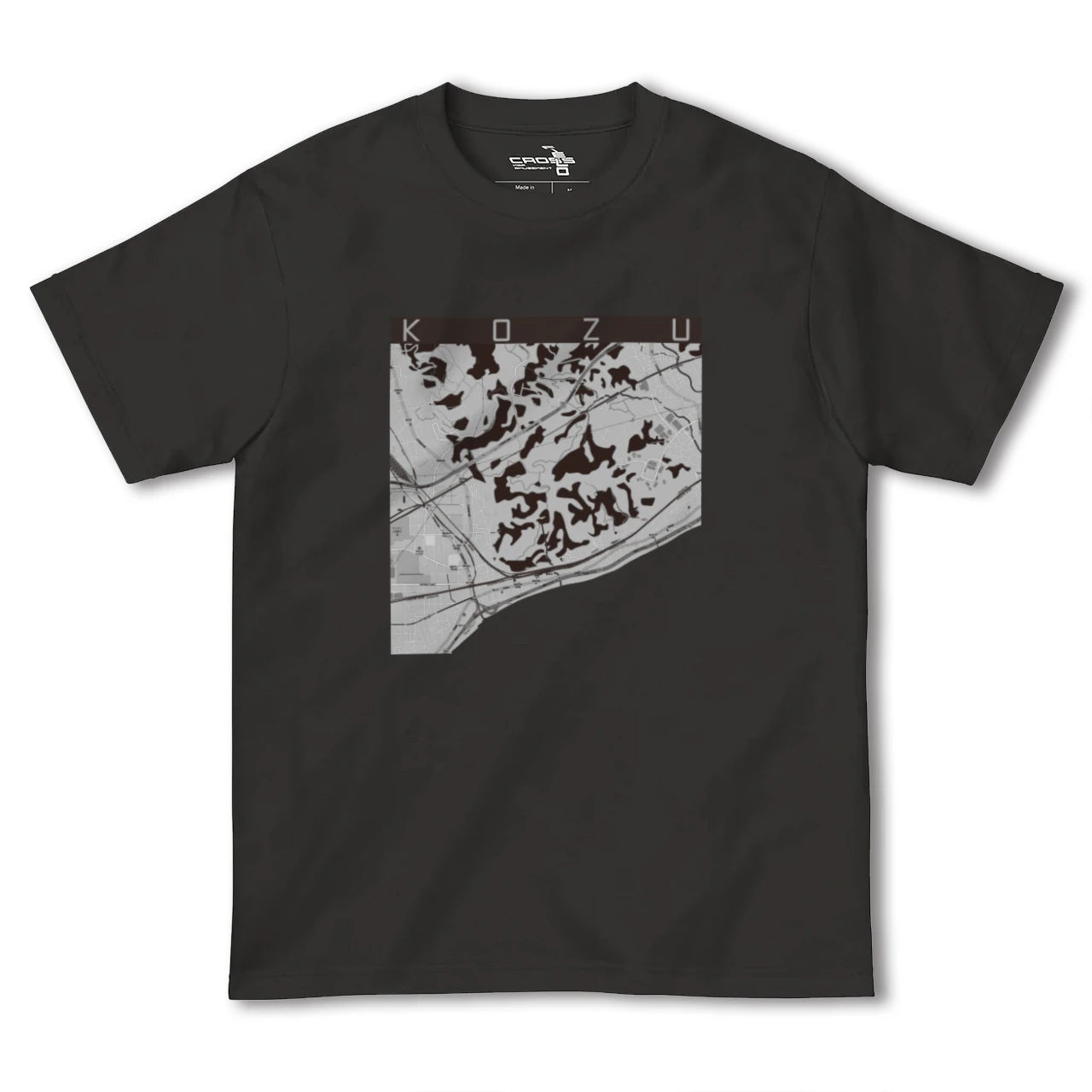 【国府津(神奈川県)】地図柄ヘビーウェイトTシャツ