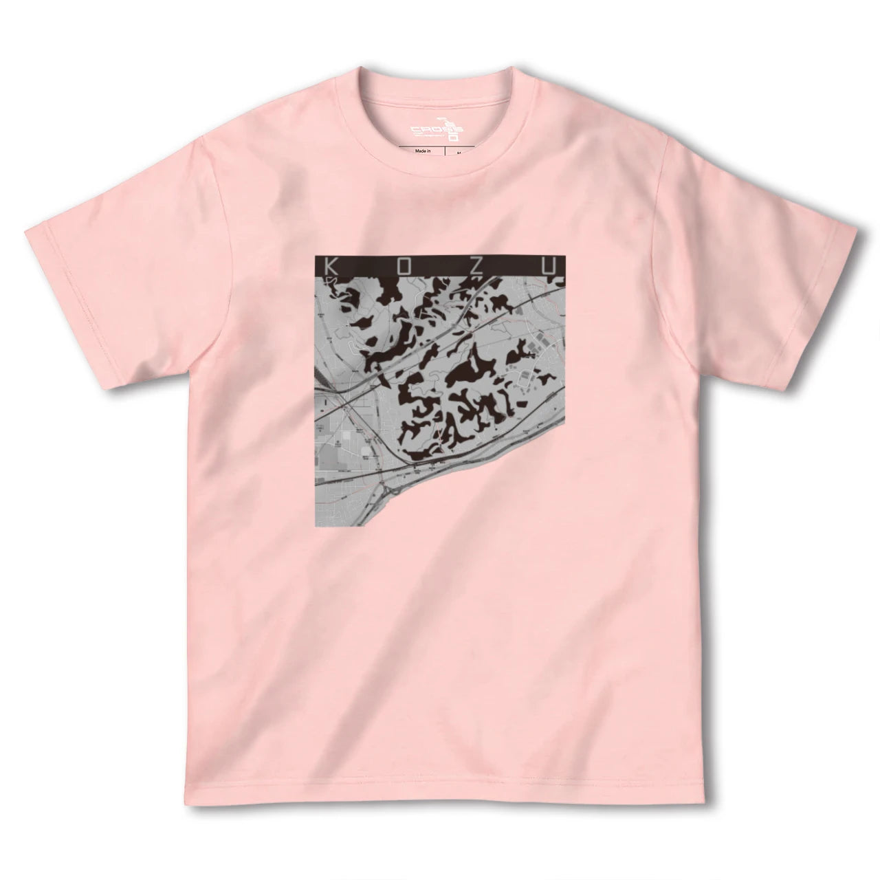 【国府津(神奈川県)】地図柄ヘビーウェイトTシャツ