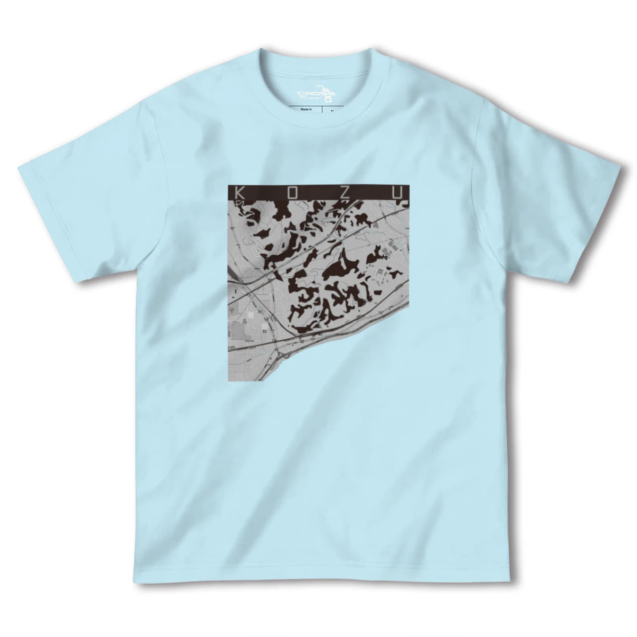 【国府津(神奈川県)】地図柄ヘビーウェイトTシャツ