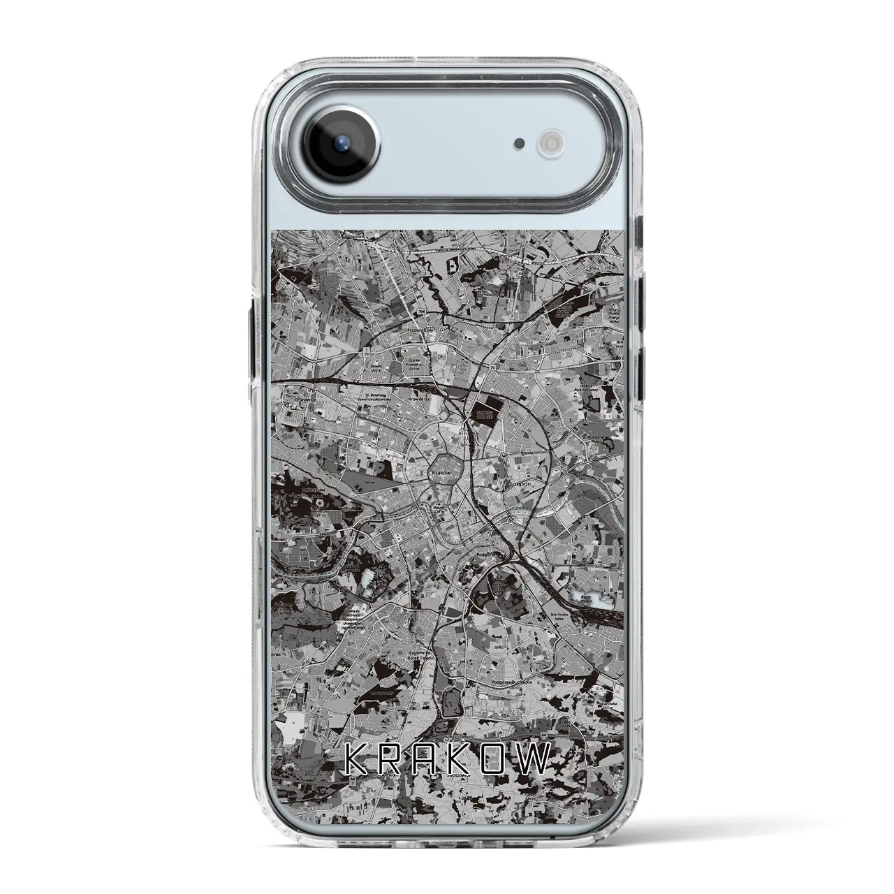 【クラクフ(ポーランド)】地図柄iPhoneケース(MagSafeタイプ)
