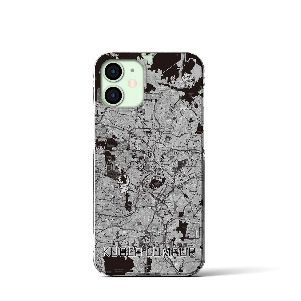 【クアラルンプール(マレーシア)】地図柄iPhoneケース(クリアタイプ)