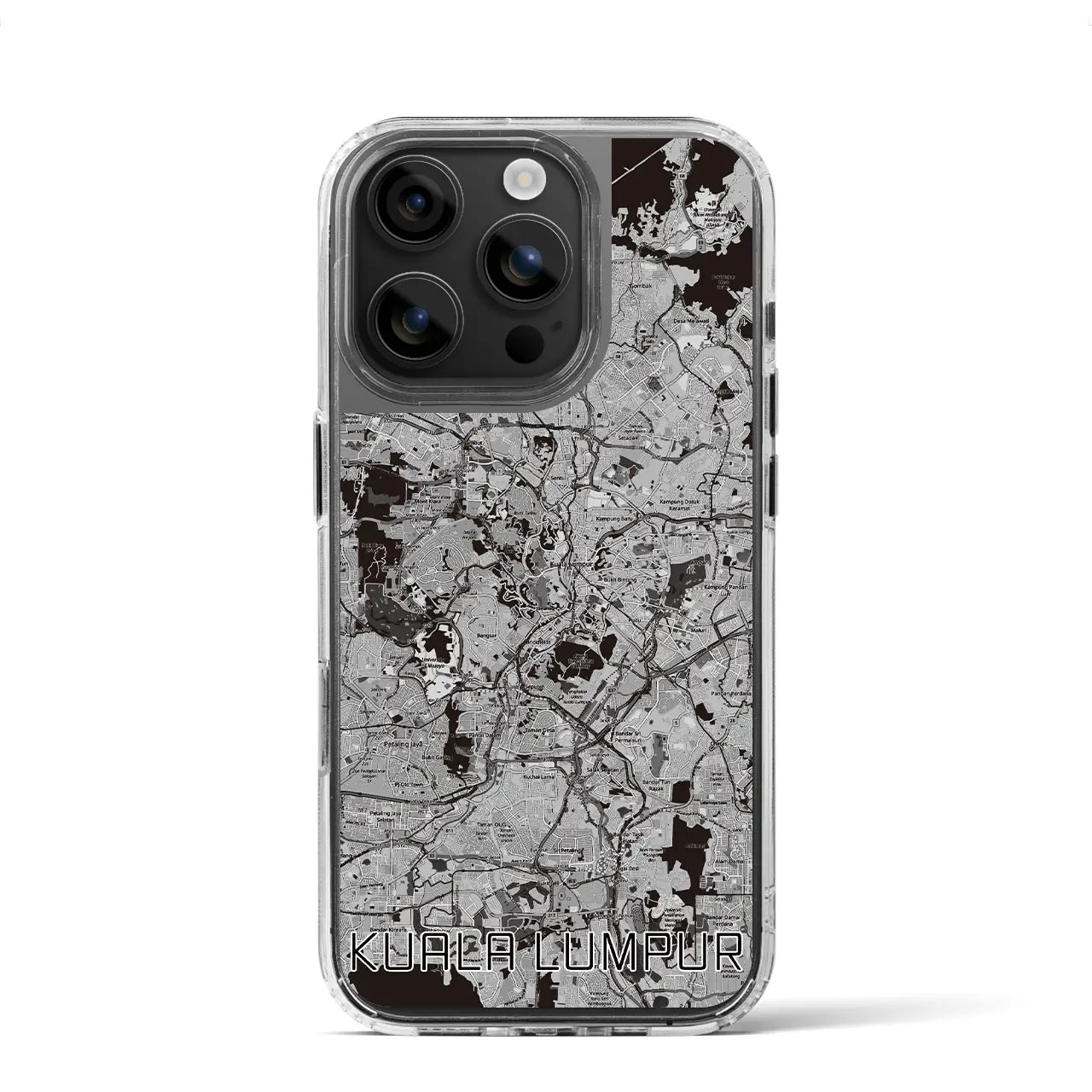 【クアラルンプール(マレーシア)】地図柄iPhoneケース(MagSafeタイプ)