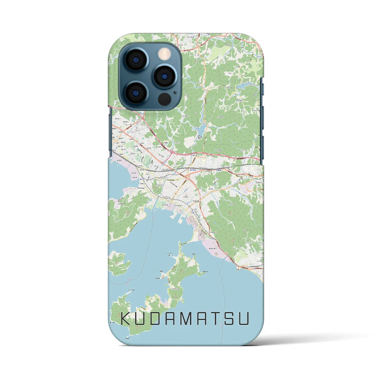 【下松(山口県)】地図柄iPhoneケース(バックカバータイプ)