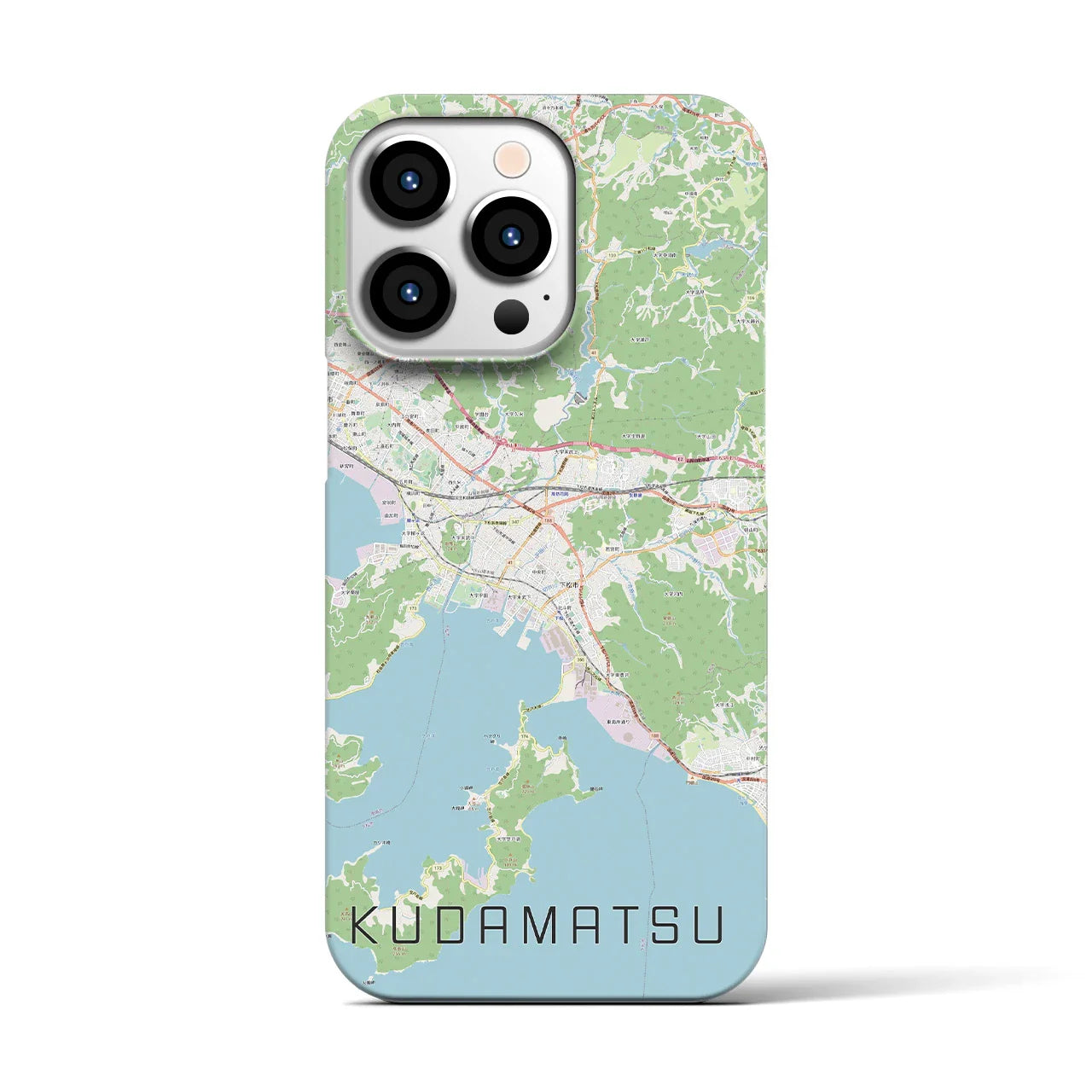 【下松(山口県)】地図柄iPhoneケース(バックカバータイプ)