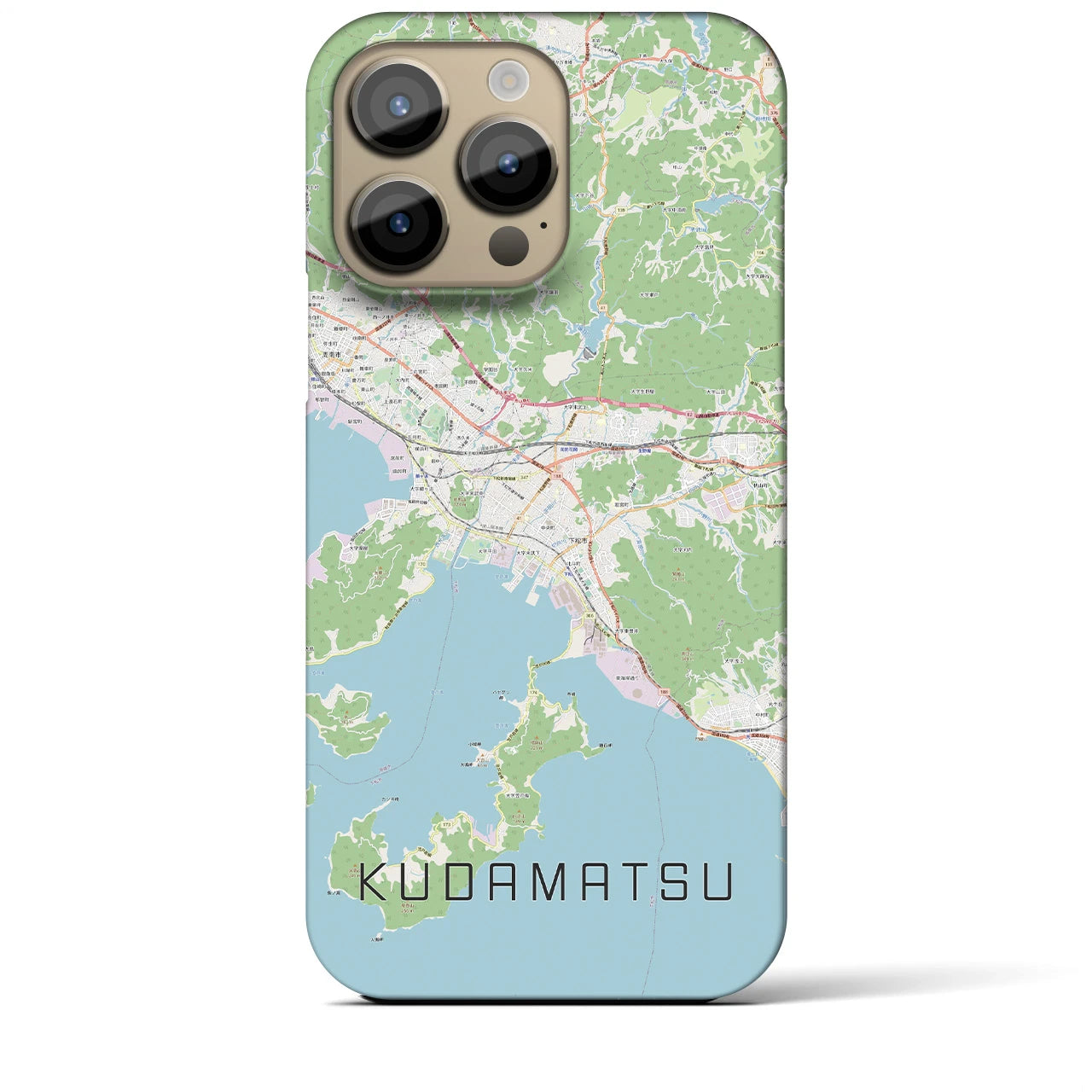 【下松(山口県)】地図柄iPhoneケース(バックカバータイプ)