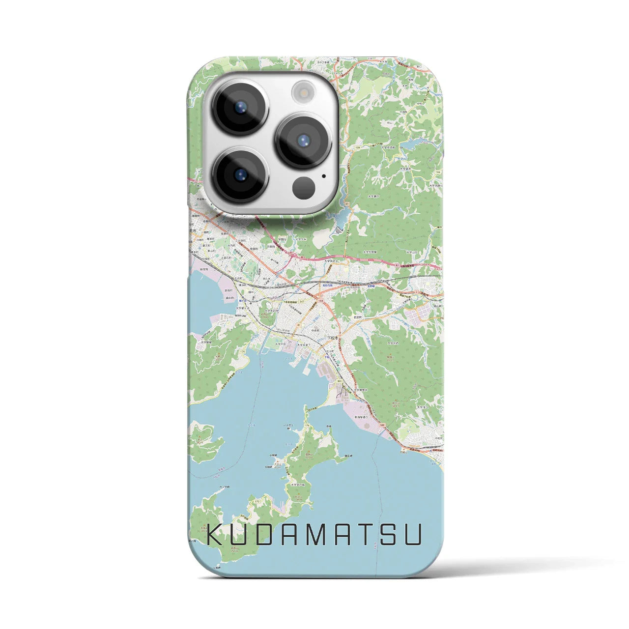 【下松(山口県)】地図柄iPhoneケース(バックカバータイプ)