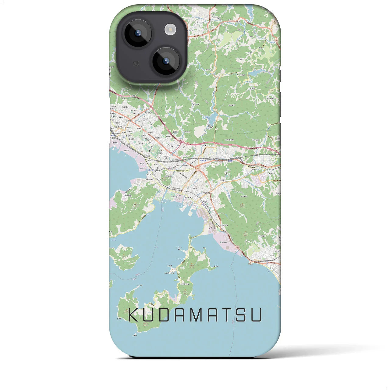 【下松(山口県)】地図柄iPhoneケース(バックカバータイプ)