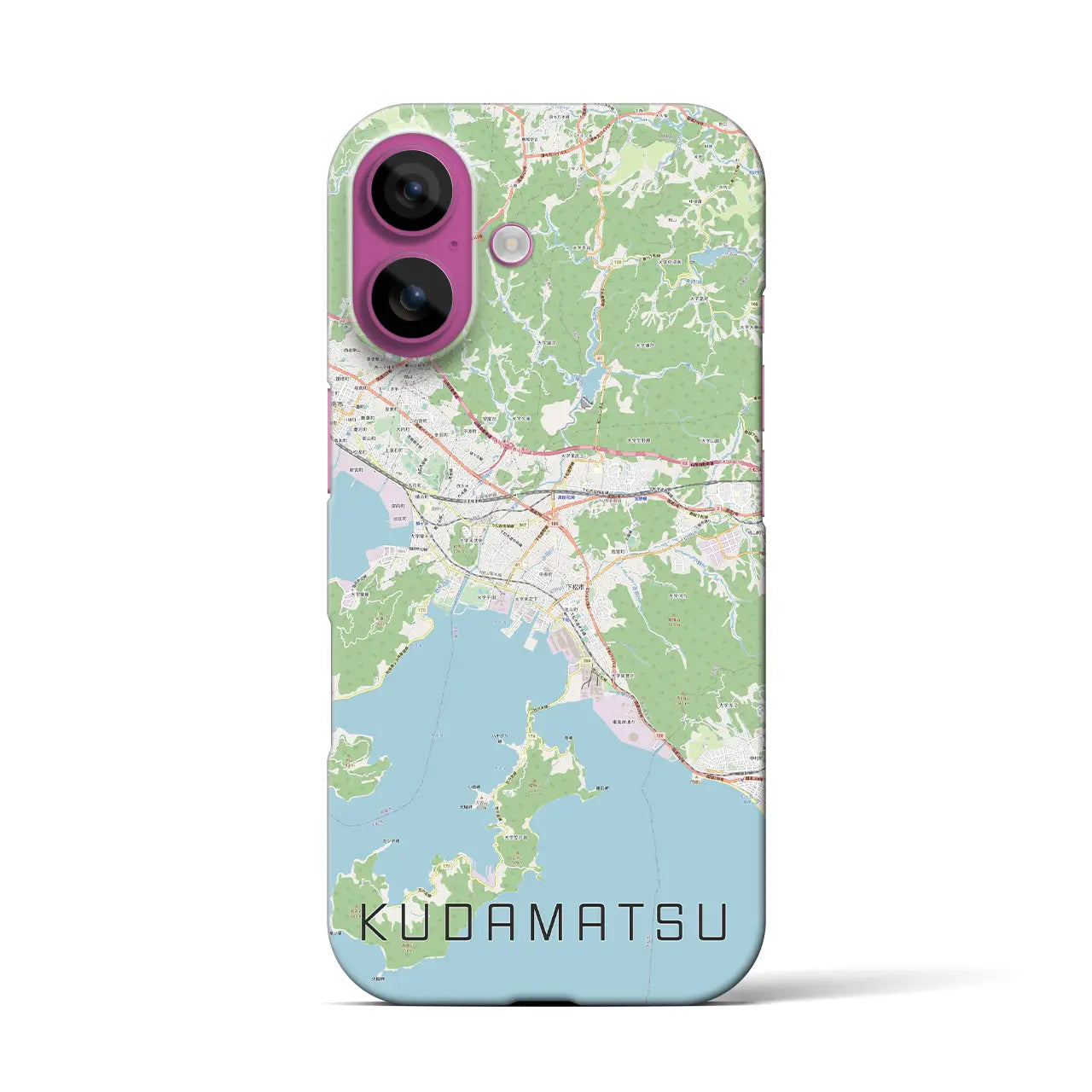 【下松(山口県)】地図柄iPhoneケース(バックカバータイプ)