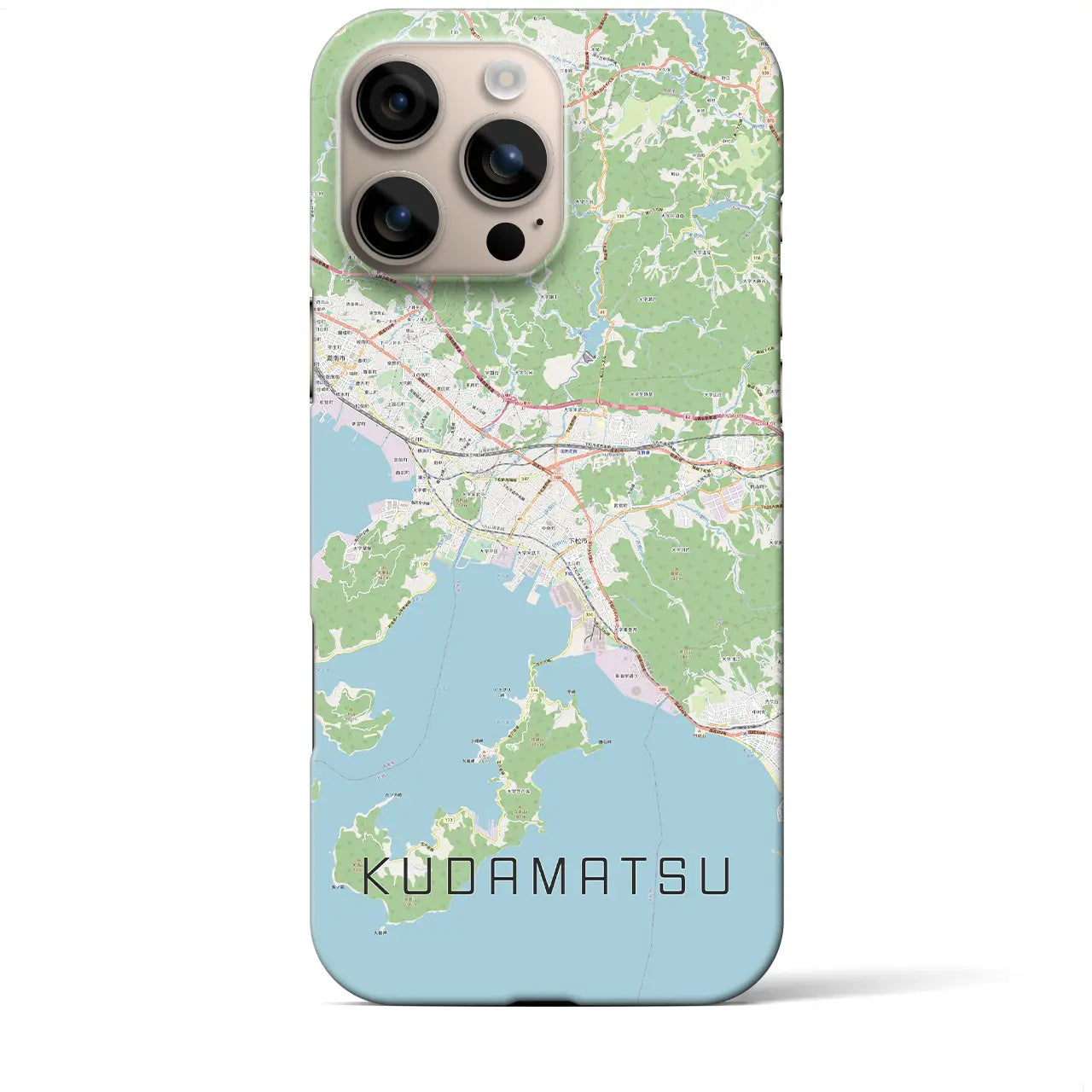 【下松(山口県)】地図柄iPhoneケース(バックカバータイプ)