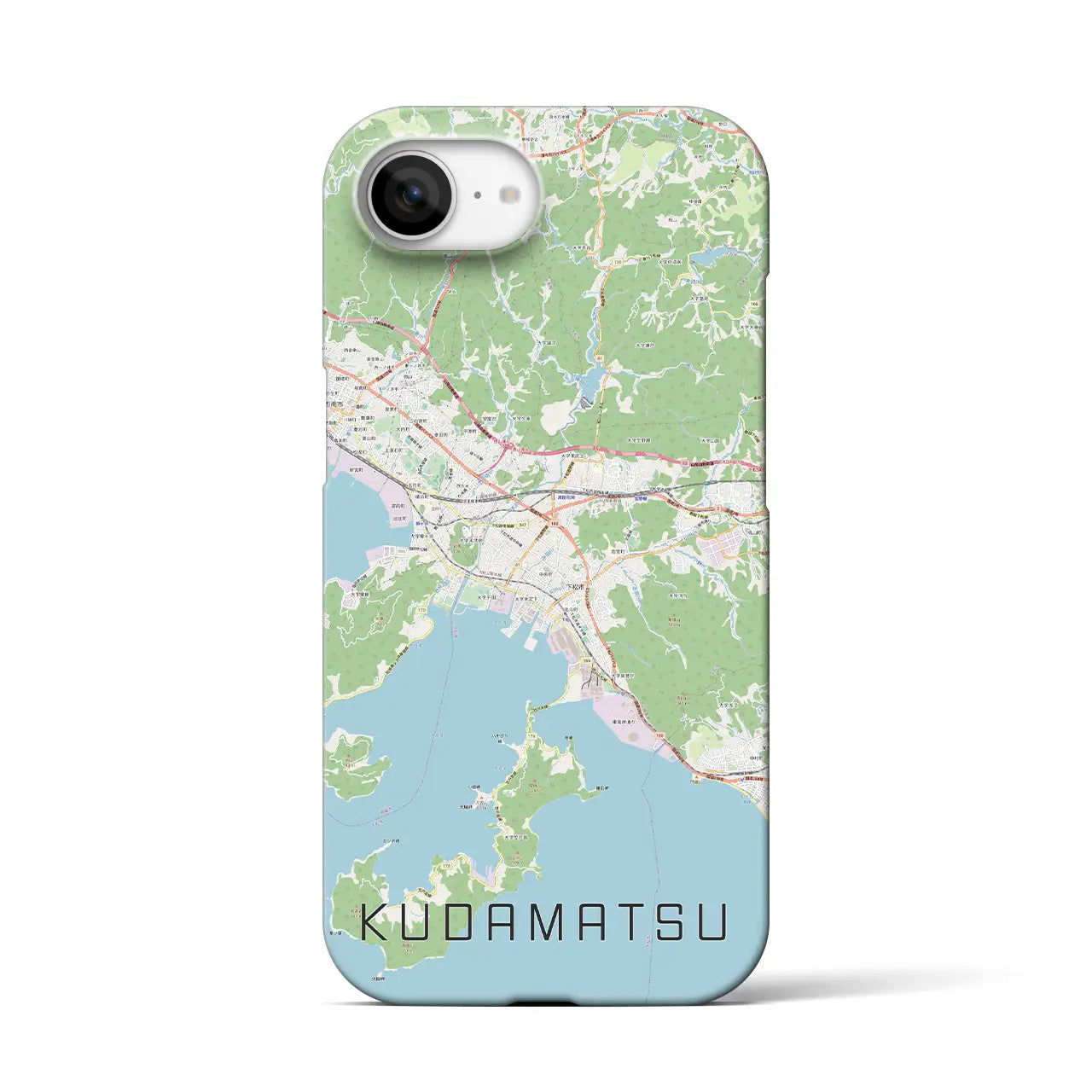 【下松(山口県)】地図柄iPhoneケース(バックカバータイプ)