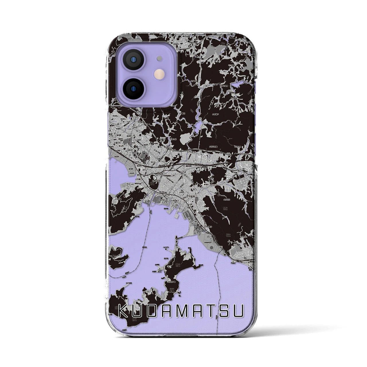 【下松(山口県)】地図柄iPhoneケース(クリアタイプ)