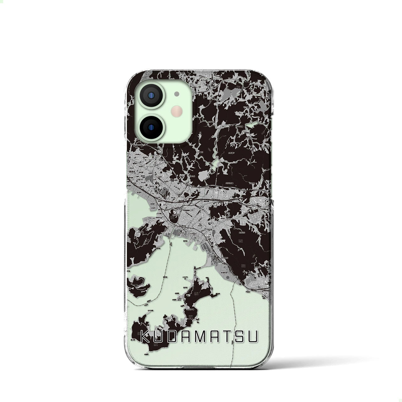 【下松(山口県)】地図柄iPhoneケース(クリアタイプ)