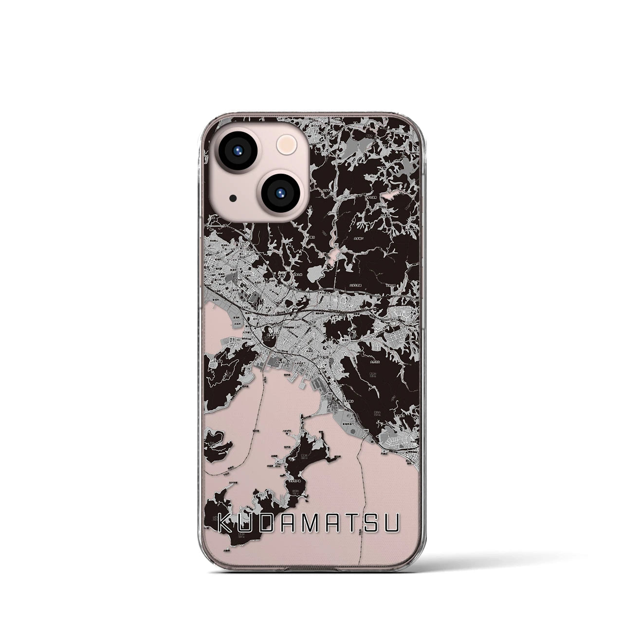 【下松(山口県)】地図柄iPhoneケース(クリアタイプ)