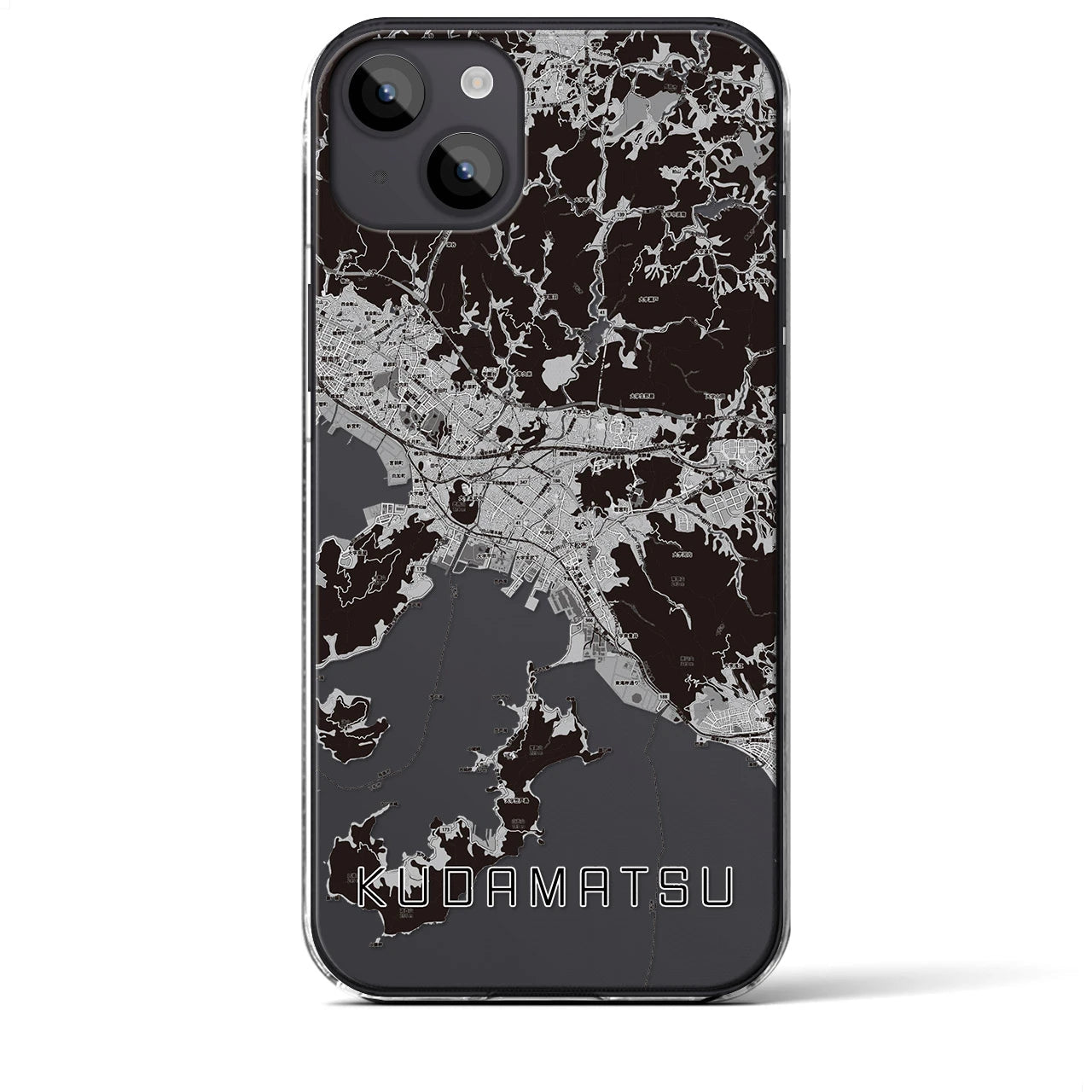 【下松(山口県)】地図柄iPhoneケース(クリアタイプ)