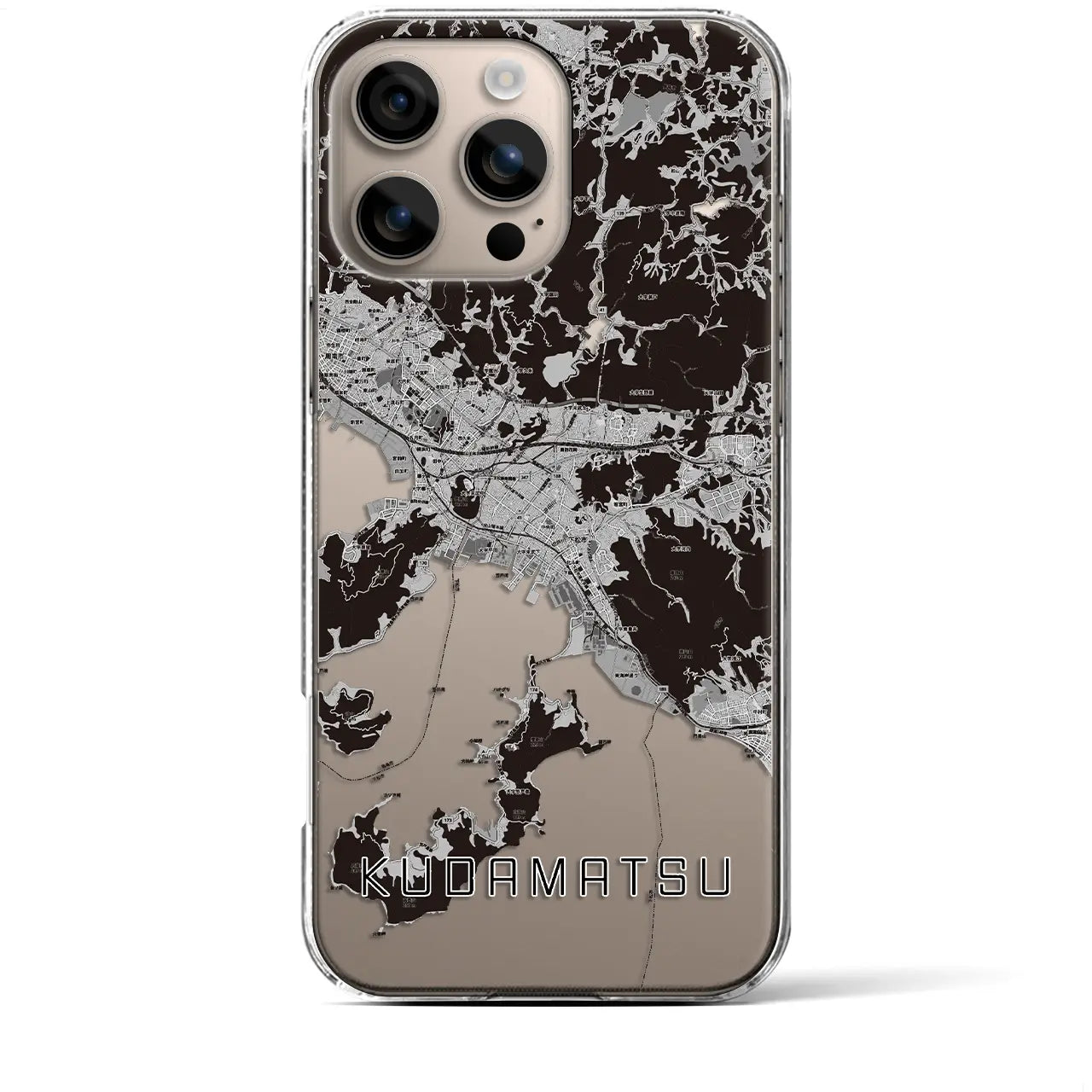 【下松(山口県)】地図柄iPhoneケース(クリアタイプ)