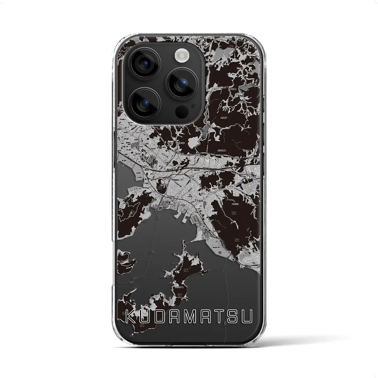 【下松(山口県)】地図柄iPhoneケース(クリアタイプ)