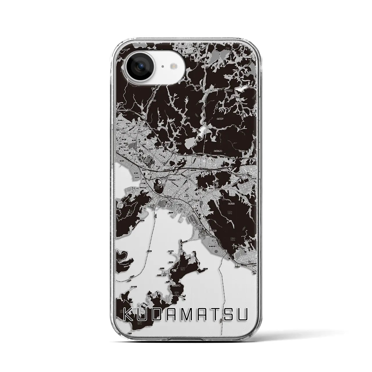 【下松(山口県)】地図柄iPhoneケース(クリアタイプ)