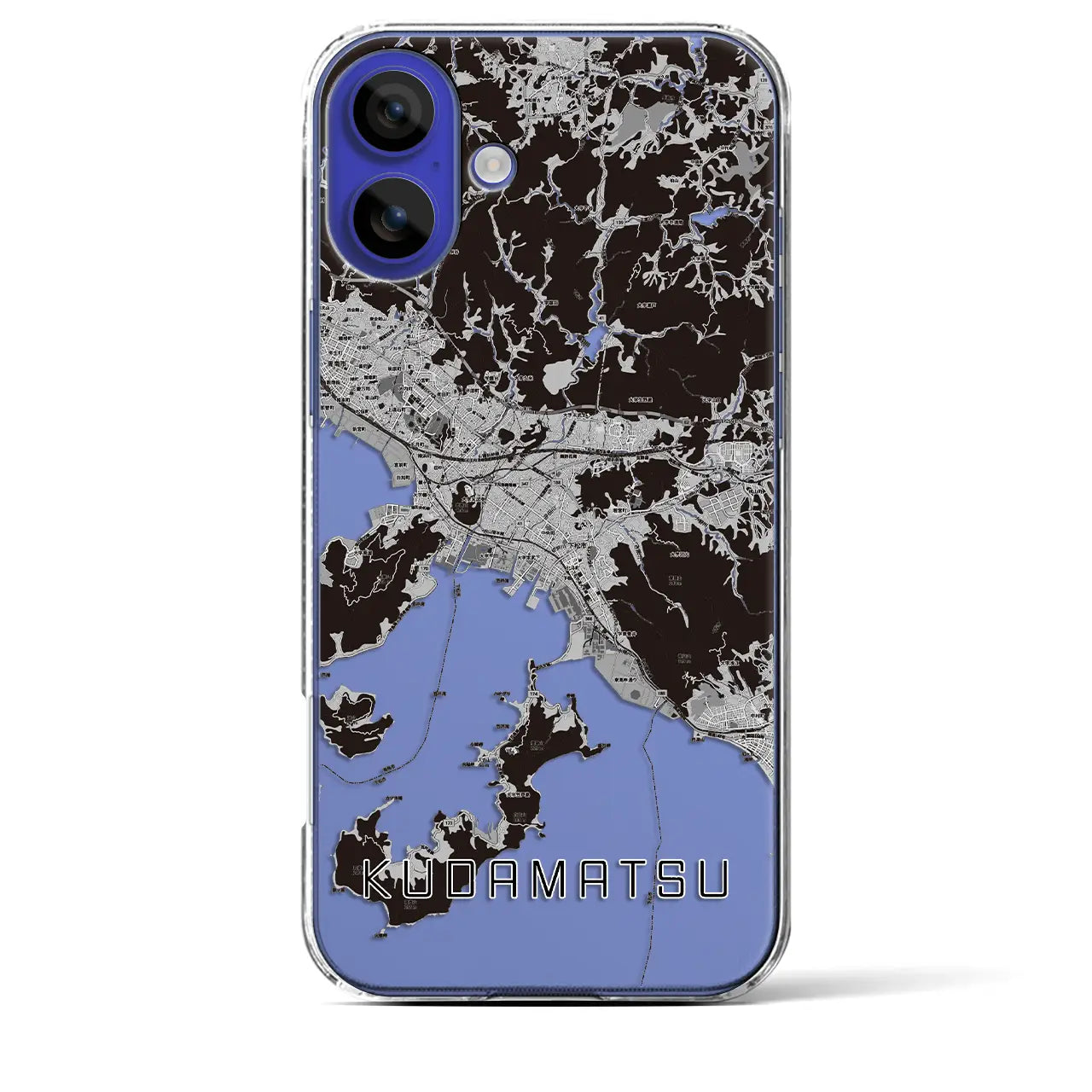 【下松(山口県)】地図柄iPhoneケース(クリアタイプ)